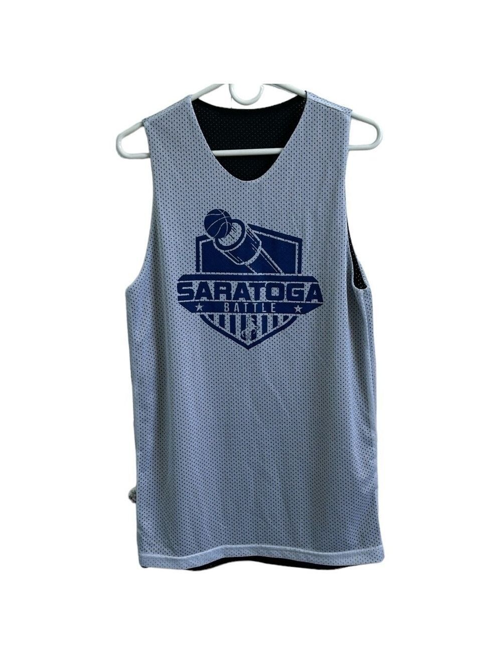 Saratoga Battle Basketball Reversible Tank Mesh Practice Jersey Unisex Small